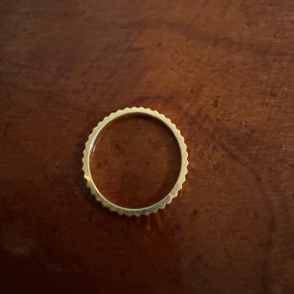 Ring Concierge Fluted Gold Stackable Ring 14k Yel… - image 4